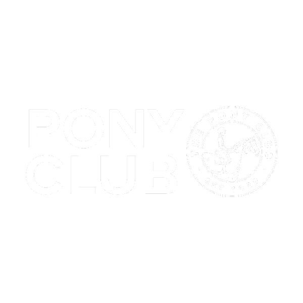 Pony Club white logo